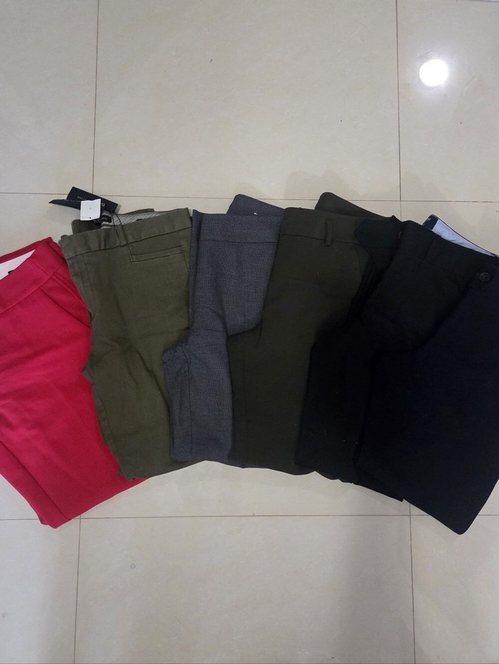 Lot Of 6 Pairs Of Career Office Pants Sz 4 Or Sz 6
